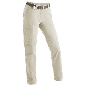 Maier Sports Inara Slim Zip Trekkinghose f&uuml;r Damen | beige