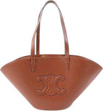 Celine Pre-owned Vintage Tote Bag - Dames - Vintage Shopper - Bruin - ONE Size - Leer - Vintage