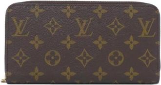 Louis Vuitton Pre-owned Zippy Wallet Monogram Lange Portemonnee - unisex - Vintage Accessoires - Bruin - ONE Size - Vintage
