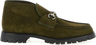 Gucci Mens Horsebit Ankle Boots