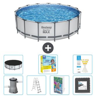 Bestway Piscina Bestway Steel Pro Max Redonda - 488x122 Cm - 8-piezas S607