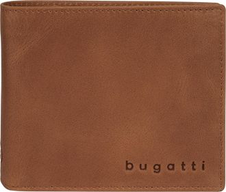 Bugatti Geldb&ouml;rse BUGATTI VOLO, Herren, braun (cognac), Leder, unifarben, Kleinlederwaren Geldb&ouml;rse, echt Leder