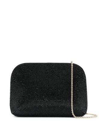 Giorgio Armani Clutch con strass La Prima - Nero