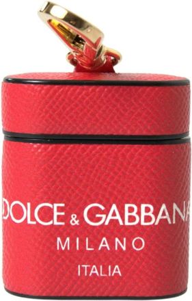 Dolce & Gabbana Phone Accessories - unisex - Telefoonaccessoires - Rood - ONE Size - Leer - Accessoires