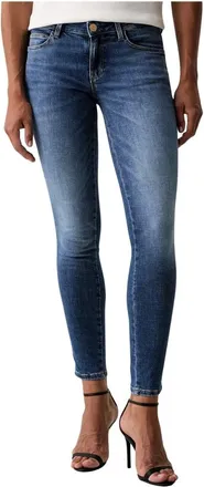 Guess Jeans, Dames, Blauw, W25 L30, Katoen, Curve X Jeans