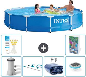 Intex Piscina Con Estructura Redonda - 366x76 Cm - 7-piezas S305