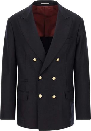 Brunello Cucinelli Hombre, Chaquetas, Azul, Talla: XL