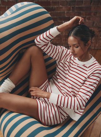 Miiyu Womens Colourful terry sweatshirt