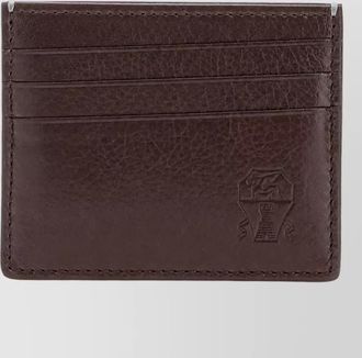 Brunello Cucinelli leather cardholder