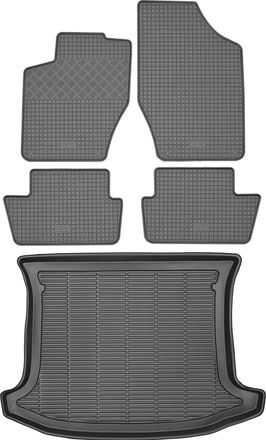OEM Juego De Alfombrillas De Goma Para Peugeot 308 I Estate (2007-2013) + Alfombrilla Para El Maletero