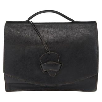 Loewe Vintage, unisex, Zwart, ONE Size, Leer, Pre-owned Leren Handtas