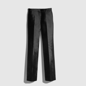 Gucci Mikado Silk Pants, Black