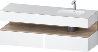 Duravit Qatego Lavabo Encastrado Con Base De Lavabo Consola, - Duravit