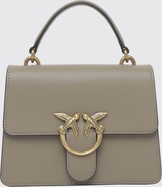 Pinko Mini borsa a mano Love Bag in pelle di vitello con monogram e logo