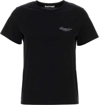 Givenchy Black Cotton T Shirt