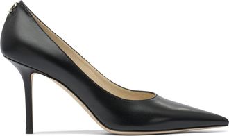 Jimmy Choo London Love 85 Mm Heeled Shoes Nero-Donna