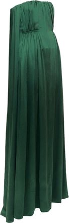 Emilia Wickstead 2020 Elaine Green Satin Gown