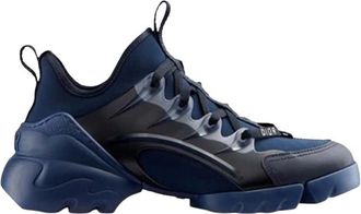 Dior Navy D-Connect Sneakers Size 39