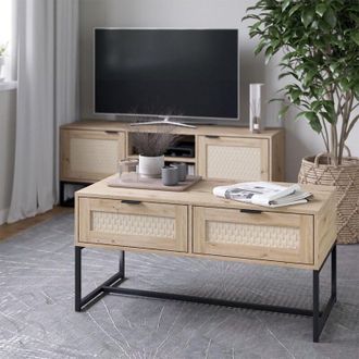 Vicco Aparador Natal, Sonoma, 100 X 48 Cm Con Dos Cajones Vicco