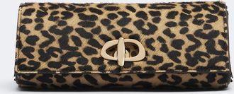 Amanu Studio Tanzania leopard-print calf hair clutch
