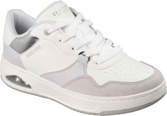 Skechers UNO CTL - Subtiele Glans Polyurethaan Dames Witte Standaard Sneakers