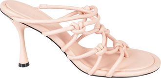 Studio Amelia Elegante Hakken Sandalen - Dames - Muiltjes - Roze - 37 EU - Leer - Schoenen