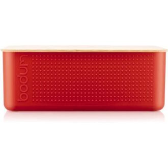 Bodum Panera - Bodum - 11555-04 - Modelo Grande - Tapa De Bamb&uacute; - Roja