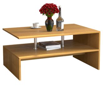 ebuy24 Vcm Mesa De Centro De Madera Sofatic Sala De Estar Mesa Lateral Mesa De Centro Maliso L (haya)