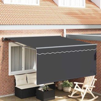 vidaXL Toldo Retr&aacute;ctil Manual Gris Y Antracita 300 X 250 Cm Vidaxl