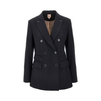 Max Mara Gabardine double-breasted tailored jacket Woman 42