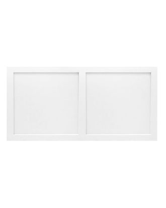Deco Wood Cabecero de madera maciza en tono blanco de 200x80cm