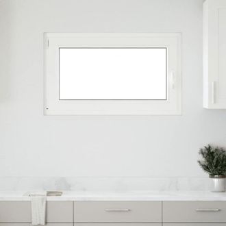 vidaXL Vidaxl - Ventana De S&oacute;tano risor 100x70 Cm Oscilobatiente Din Izquierda Blanca
