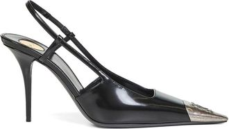 Saint Laurent Black sling Back Heels