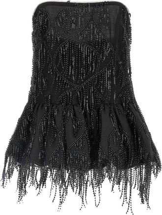 Rotate Sequins Bubble Top