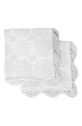 Melange Home Handstitched 2-Pack Crochet Shams in White at Nordstrom Rack, Size Standard
