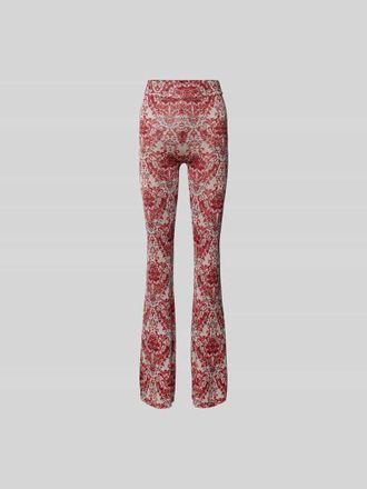 Paco Rabanne Leggings mit elastischem Bund in Rot, Gr&ouml;&szlig;e L