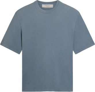 Golden Goose Blue Relaxed Fit Cotton T-Shirt