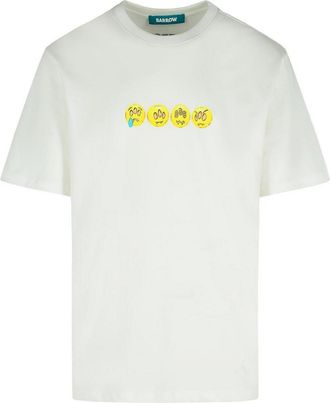 Barrow White Cotton T-Shirt