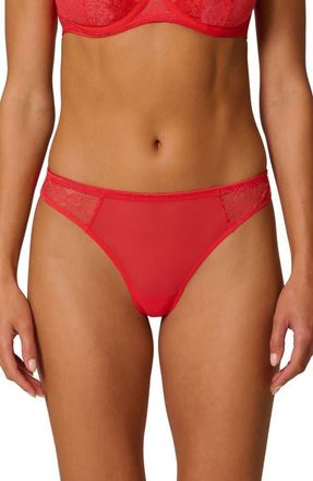 Simone P&eacute;r&egrave;le Radieuse Tanga in Flamingo at Nordstrom, Size X-Small