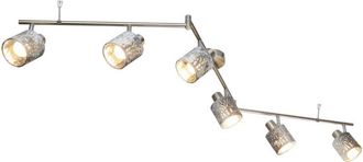 Globo Lighting Foco de techo Bar Níquel Mate 6x E14