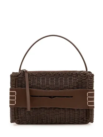 J.W.Anderson Brown Woven Small Shoulder Bag