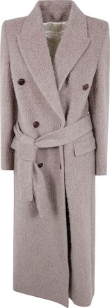 Golden Goose Journey WS Double Breasted Coat With Detachable Belt C