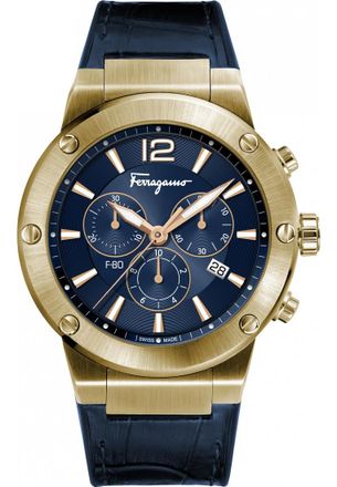 Ferragamo SFEX00723 Mens F-80 Watch - Gold - One Size