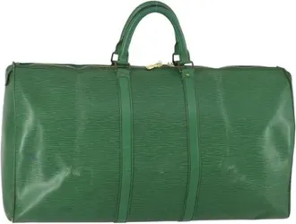 Louis Vuitton Pre-owned Weekend Bags, female, Green, Size: ONE SIZE Pre-owned Vintage Weekend Bag