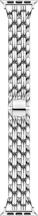 Posh Tech Stainless Steel Apple Watch Watchband in Silver at Nordstrom, Size 40Mm