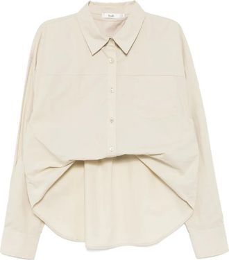 B+ab Camicia asimmetrica - Toni neutri