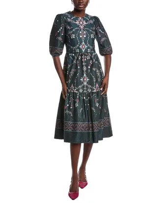 Marchesa Midi A-Line Dress