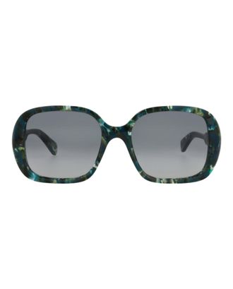 Chlo&eacute; Square-Frame Recycled Acetate Sunglasses