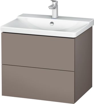 Duravit Duravit L-cube Mueble De Pared 620mm De Ancho, Profundidad 481, 2 Cajones, Se Ajusta A La Altura De P3 Comfort. Art&iacute;culo 233265, Color: Decoraci&oacute;n Bas