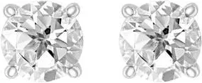 Effy 925 Sterling Silver White Topaz Round Stud Earrings at Nordstrom